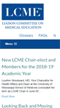 Mobile Screenshot of lcme.org